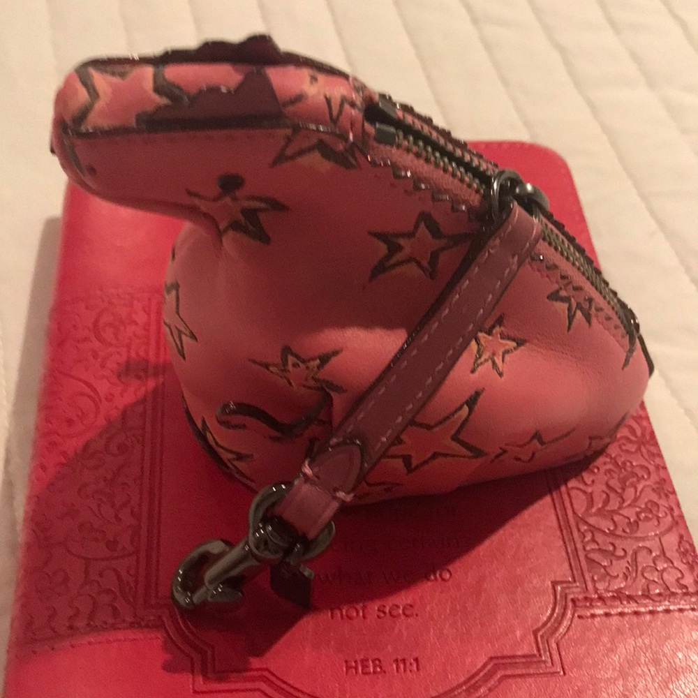 Coach starlight Rexy dinosaur coin case
